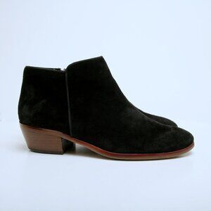 Sam Edelman Petty Black Suede Chelsea Ankle Booties‎